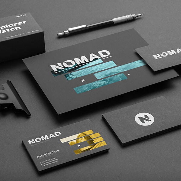 Gravity Sucks Design - Nomad Brand Identity Design